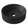Alice Spy Round Раковина Oslash;40см., накладная, без отв., цвет: чёрный матовый. 34230108
