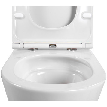 AQ1904T-00 ВЕГА Унитаз-компакт подвесной TORNADO 490360320мм, тонкое сиденье с механизмом плавного закрывания, крепеж AQ1904T-00-5