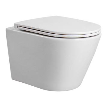 AQ1904T-00 ВЕГА Унитаз-компакт подвесной TORNADO 490360320мм, тонкое сиденье с механизмом плавного закрывания, крепеж AQ1904T-00-7