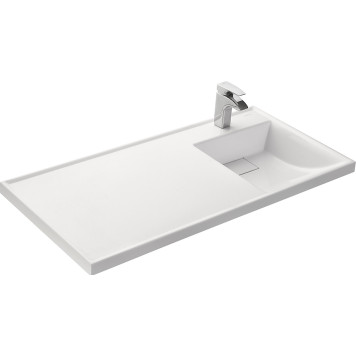 1A72223KLH010 Раковина Лондри 105 белая правая 1A72223KLH010-1