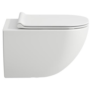 8.66E1.0.000.000.1 BASAL Combipack подвесной унитаз+сиденье SoftClose, быстросъемное 8.66E1.0.000.000.1-1