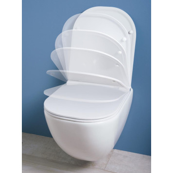 8.66E1.0.000.000.1 BASAL Combipack подвесной унитаз+сиденье SoftClose, быстросъемное 8.66E1.0.000.000.1-4