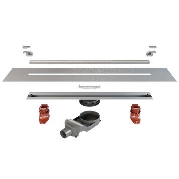 Линейный душевой трап 100 см Huppe Ilusion матовый 47H0033000000005-1