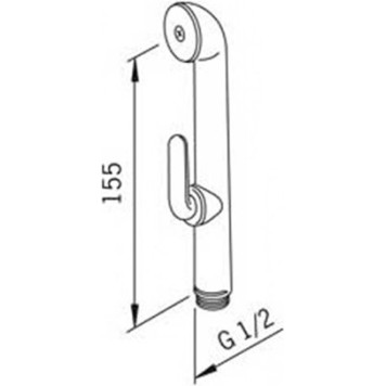 242050 Bidetta ручной душ 242050-1
