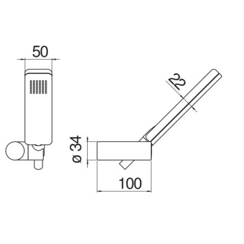 AD146/25CR душевой набор AD146/25CR-1