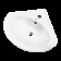 ВЕЕР Угловой умывальник ВКС Белый S1 (стар. арт. VERSAWB01) WB.CR/Veer/23-C/WHT.G/S1