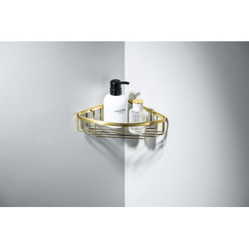 AQ4906BG угловая полка, шлиф. золото AQ4906BG-4