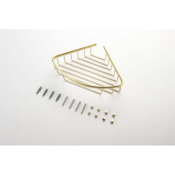 AQ4906BG угловая полка, шлиф. золото AQ4906BG-5