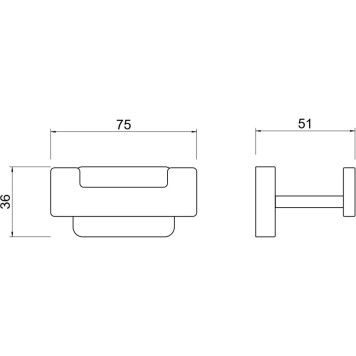 AQ4302CR ЛИБРА крючок двойной AQ4302CR-1