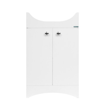 АТТИКА-50 Тумба напольная 490х820х330 (2 створки), бел. (подходит умывальник мебельный Аттика 50) ATKSACW50013F1-3