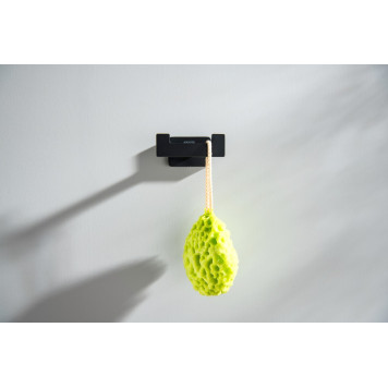 AQ4302MB ЛИБРА крючок двойной, матовый черный AQ4302MB-4