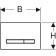 115.788.GH.2 Смывная клавиша Geberit Sigma50 для двойного смыва к 111.300/350/361/362/380/390/796 хромированный, матированный, с легкоочищаемой поверх 115.788.GH.2