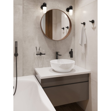 ART SLIM Умывальник накладной 40 см Белый S1 (WB.CT/Art/40-N.Slim/WHT.G/S1) WB.CT/Art/40-N.Slim/WHT.G/S1-5