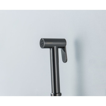AQ2057BGM гигиенический ручной душ, оружейная сталь (шлиф. черный хром) AQ2057BGM-3