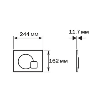 SET AQUATEK ЕВРОПА-066 4в1 (рама AQUATEK INS-0000025 +крепление KKI-0000002 +кнопка KDI-0000066 +унитаз AQ1901-00 +тонкое сиденье sc) SET AQUATEK ЕВРОПА-066 4в1-6