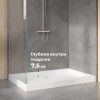 Поддон для душа прямоугольный керамический RGW CR 800x1400