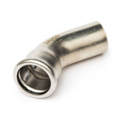 NiroPress AISI 304L отвод 45° ВПр-НПр, ?15