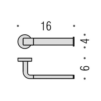 Colombo Nordic Держатель для туалетной бумаги, цвет: хром-1