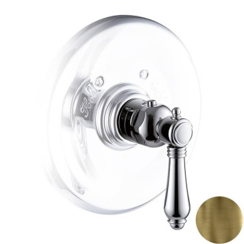 Nicolazzi Termostatico термостатический смеситель 3/4 Без запорного вентиля, с ручкой (№69): , цвет: Bronze Plated