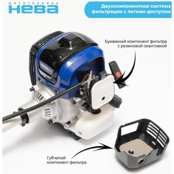 Триммер бензиновый Нева BCK745U PRO-25
