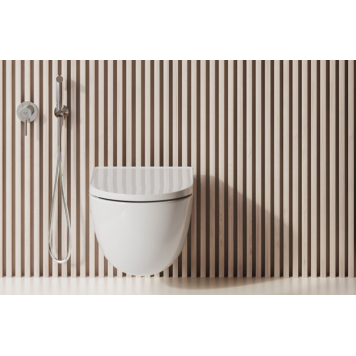 Унитаз, Kludi, RESA D, подвесной, шгв 380-520-320, цвет-белый