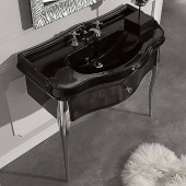 Kerasan Retro Комплект мебели 100см, подвесной, Цвет: neco/cromo. 7363K3,  105004 nero*1