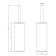 Gessi Emporio accessories Ершик напольный, цвет: Black XL