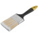 Кисть флейцевая Лайн, искусственная щетина, пластиковая ручка 2,5 (63 мм)