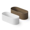 Dea Design Stripes Ванна 171х72х56см., отдельностоящая, Solid Surface, цвет: White №18. DD8801 1710 18