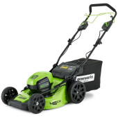 Газонокосилка аккумуляторная самоходная Greenworks 60V,46 см, б/щ (АКБ 4 Ач. и ЗУ)
