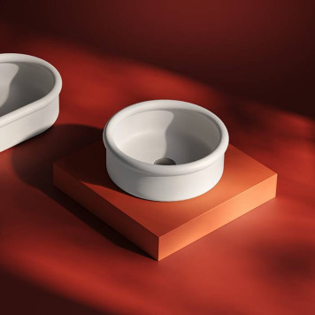 Artceram Brera Раковина Oslash;43см., накладная, без отв., цвет: белый глянцевый-1