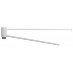 Сунержа Полотенцедержатель 360 подвесной для полотенцесушителя, длина 40 см, цвет: матовый белый 30-2003-0400