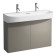 Laufen Sonar Комплект мебели с раковиной, 1000x420x145 мм., с 2 отверстиями для смесителя, база под раковину 975х240х600 мм, 2 дверцы, цвет: титан. 4.0548.4.034.042.1, 8.1034.7.000.107.1