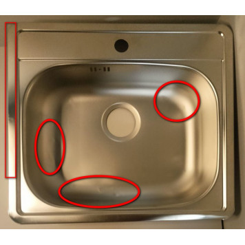 SaleAlv1106813 More 10 Мойка I, 1 чаша, 0,6 мм, NAT, 3½ 560х500х166 мм + сифон 1130550, шк 600 Sale1106813_1092