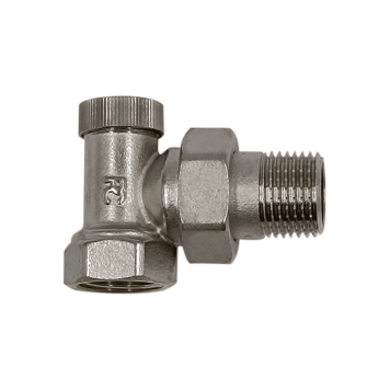 Запорный клапан Primoclima Armature угловой 1/2 никелированный PC1212RA