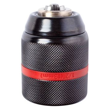 Патрон сверлильный REDVERG Ф13 БЗП цельнометаллический 1/2-20UNF(110071)