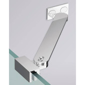 Novellini Угловой кронштейн 45см., для установки боковых стенок, цвет: хром. R80LOU450-K