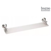 CA 114.39 CHROME/GOLD Полка, сатиновое стекло, 60 см, хром/золото CA11439