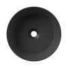 Alice Spy Round Раковина Oslash;40см., накладная, без отв., цвет: чёрный матовый. 34230108