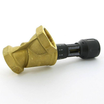 Клапан балансировочный ручной ВВ 747OT с фиксацией настройки 2 измерительных ниппеля CIMBERIO 2-2