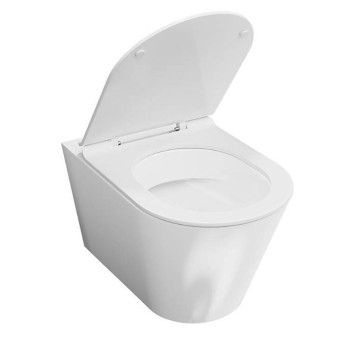 Kerama Marazzi Plaza Modern Унитаз подвесной, безободковый, цвет: белый глянцевый-3