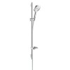 Hansgrohe Raindance Select E Душевой набор: штанга 90см., ручной душ 120, 3jet (Rain, RainAir, WhirlAir), мыльница, шланг, цвет: белый/хром