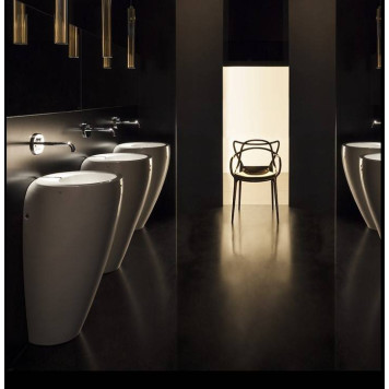Laufen Alessi One Раковина пристенная 52х53х85 см, 1 отв., покрытие LLC, цвет: белый-3