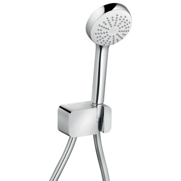 Kludi 68 670 0500 Logo Душевой набор Ø96 мм, 1 р шланговое подключение, 23 л/мин, шланг 1250 мм 686700500