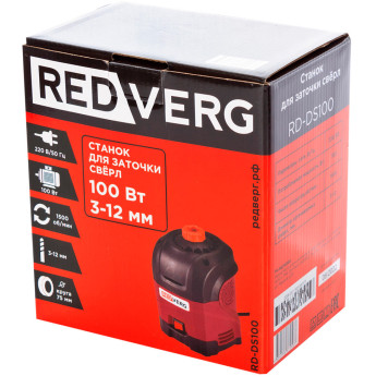 Станок для заточки сверл REDVERG RD-DS100-4