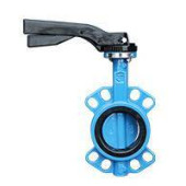 Затвор, межфланцевый, PN16, DN150, диск сталь, с ручкой