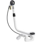 727970 Multiplex Trio Слив-перелив с наливом для ванн c центр. сливом, наполнение через перелив 72540/50, хром, плоская конструкция, модель 6161.62 727970