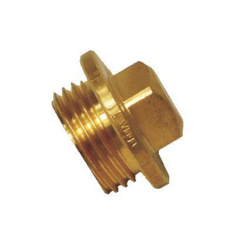 Заглушка, Viega, R2 модель 1751, Н, 1/2, латунь, с квадратом, с цилиндрической резьбой