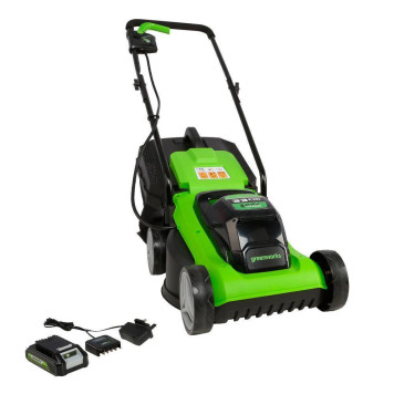 Газонокосилка аккумуляторная Greenworks G24LM33K2 (АКБ 2 А.ч; ЗУ)-1