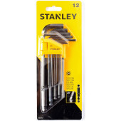 Набор ключей шестигранных торцевых Stanley 12шт 0-69-257